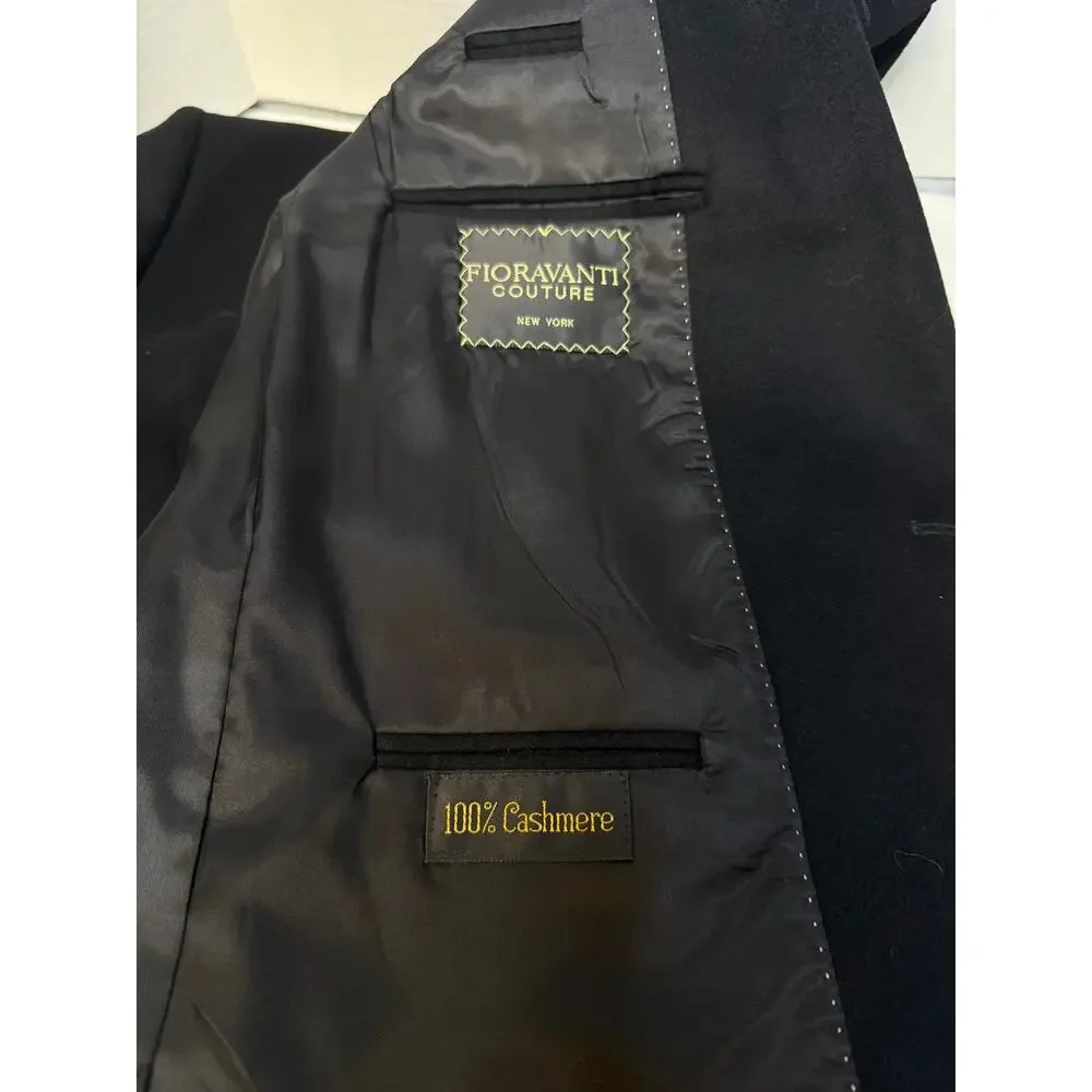 Fioravanti Couture 100% Cashmere Black Blazer